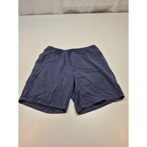 Birddogs Shorts Mens XLT Blue Lined 8 Inseam Elastic Waist Athletic Drawstring
